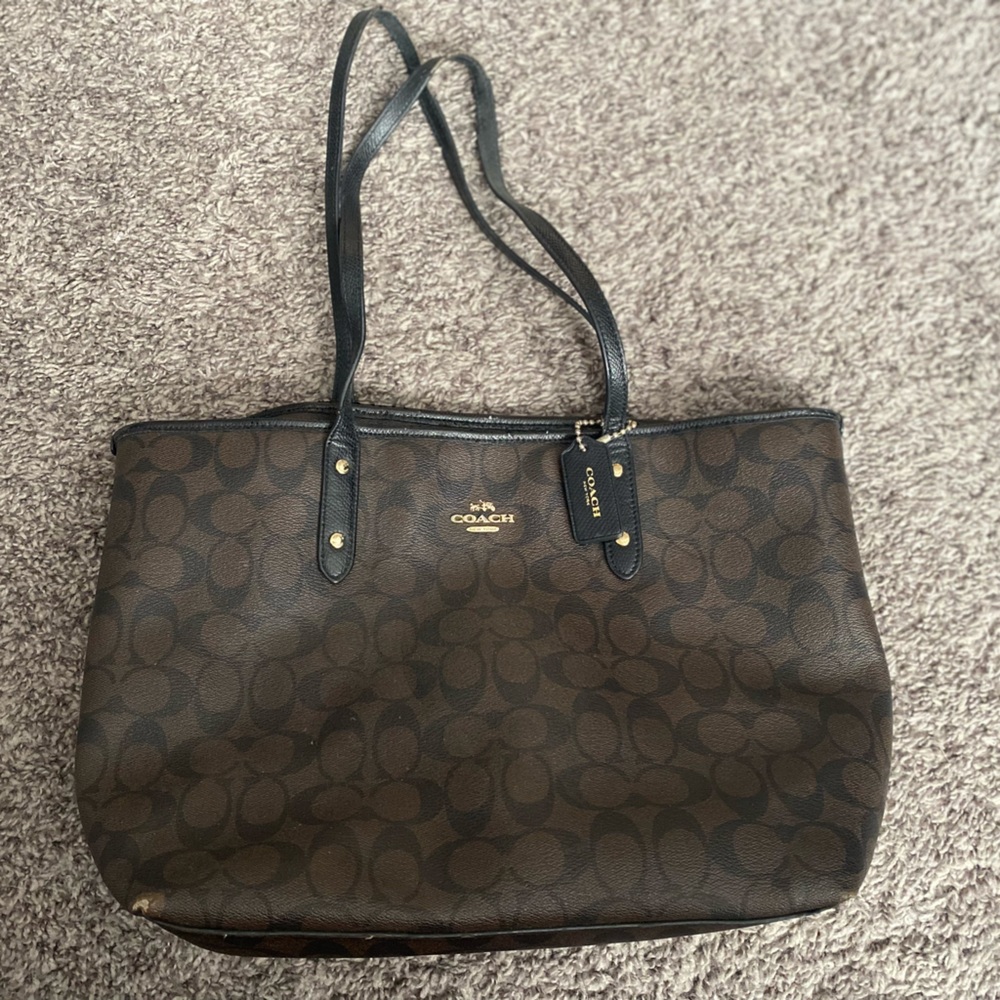Dark Brown Coach Purse